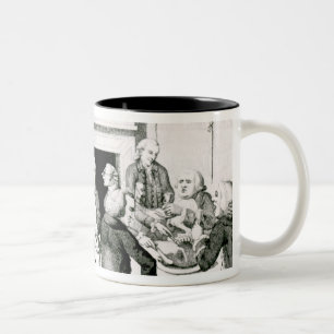 Schmecken, 1780 zweifarbige tasse