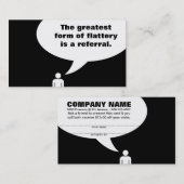 Schmeichelei ist eine Empfehlung (Vorne/Hinten)