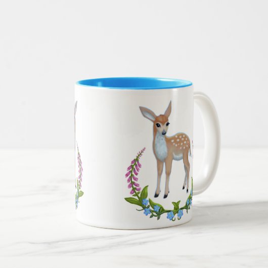 Schmeicheln Sie sich in der Fingerhut-Tasse ein Zweifarbige Tasse (VorderseiteRechts)