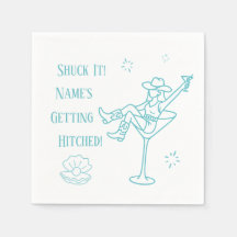Schmeiß es! Cowgirl Bachelorette Napkins