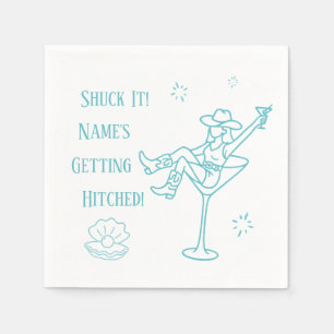 Schmeiß es! Cowgirl Bachelorette Napkins Serviette