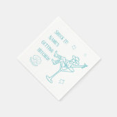 Schmeiß es! Cowgirl Bachelorette Napkins Serviette (Ecke)