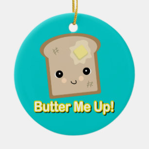 Schmeiß mich toast keramikornament