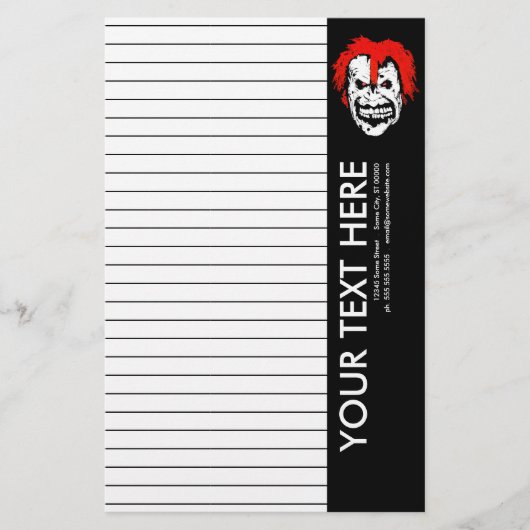 schmeißen. briefpapier (Vorderseite)