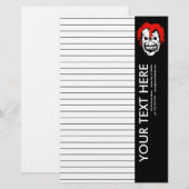schmeißen. briefpapier (Vorne/Hinten)