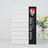 schmeißen. briefpapier (Stehend Vorderseite)