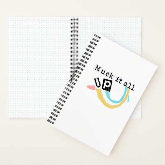 Schmeißen Sie das ganze Spiral-Notebook Notizblock (Innen)