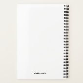 Schmeißen Sie das ganze Spiral-Notebook Notizblock (Rückseite)