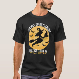 Schmeißen Sie die Buttertasse hoch, die Sie gerade T-Shirt