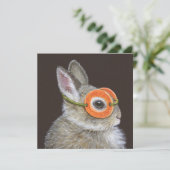 Schmeißen Sie die Häscheneinladung Einladung (Stehend Vorderseite)