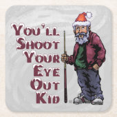 Schmeißen Sie Ihr Auge aus Rechteckiger Pappuntersetzer (Vorderseite)