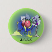 Schmeissfliege, Schmeißfliege, fly, flies, button (Vorderseite)