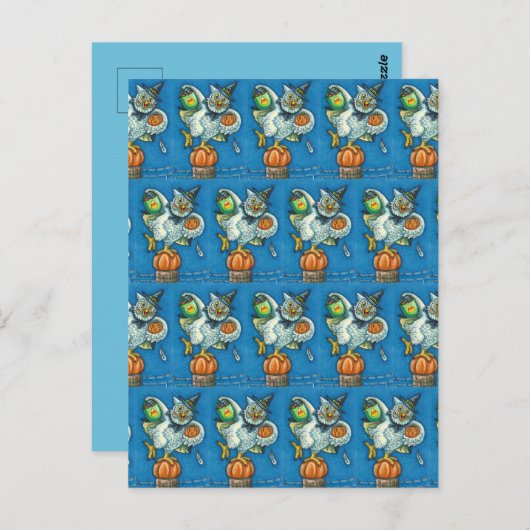 SCHMELLE MEINE HALLOWEEN MÜHE. POSTKARTE (Vorne/Hinten)