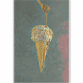 Schmelz-Schokoladeneis Aufkleber (Vorderseite)