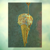 Schmelz-Schokoladeneis Fensteraufkleber (Blatt 3)