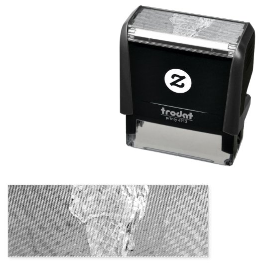 Schmelz-Schokoladeneis Permastempel (Beispiel)