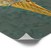 Schmelz-Schokoladeneis Poster (Ecke)