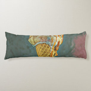 Schmelz-Schokoladeneis Seitenschläferkissen