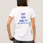 SCHMELZE blaues R T-Shirt (Rückseite)