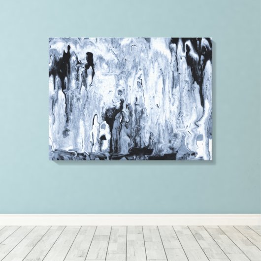 Schmelze Dunkelheit Leinwanddruck (Insitu (Holzboden))