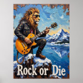 Schmelze Eis, fiery Riffs Poster (Vorne)