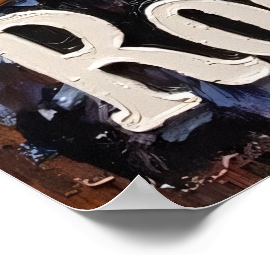 Schmelze Eis, fiery Riffs Poster (Ecke)