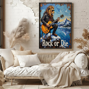 Schmelze Eis, fiery Riffs Poster