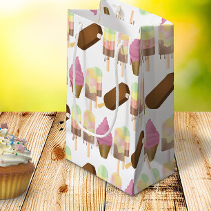 Schmelze Eiscreme Kleine Geschenktüte