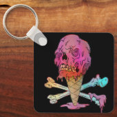 Schmelze Eiscreme Schlüsselanhänger (Vorderseite)