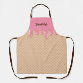 Schmelzen Erdbeere Eiscreme Schürze (Vorderseite)