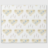 Schmelzen Geschenkpapier (Flach)