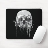 Schmelzen Skeleton Drillen Beängstigende Schädelha Mousepad (Mit Mouse)