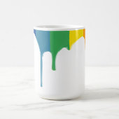 Schmelzen von Regenbogen-Tasse Kaffeetasse (Mittel)