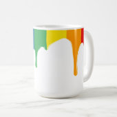 Schmelzen von Regenbogen-Tasse Kaffeetasse (VorderseiteRechts)