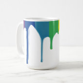 Schmelzen von Regenbogen-Tasse Kaffeetasse (Vorderseite Links)