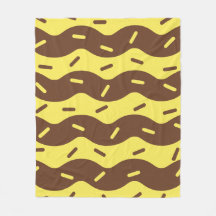 Schmelzende Bananeneis-Flanelldecke