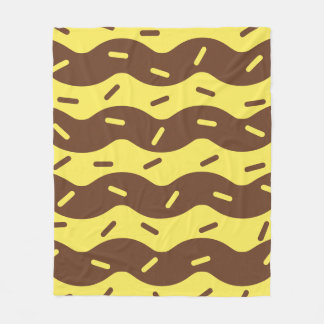 Schmelzende Bananeneis-Flanelldecke Fleecedecke