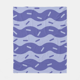 Schmelzende Blaubeer-Eiscreme-Flanelldecke Fleecedecke