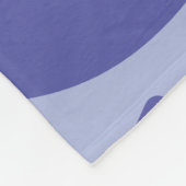 Schmelzende Blaubeer-Eiscreme-Flanelldecke Fleecedecke (Ecke)