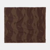 Schmelzende Dunkle Schokoladeneis-Fleece-Decke Fleecedecke (Vorderseite (Horizontal))