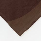 Schmelzende Dunkle Schokoladeneis-Fleece-Decke Fleecedecke (Ecke)