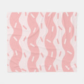 Schmelzende Erdbeereiscreme-Flanelldecke Fleecedecke (Vorderseite (Horizontal))