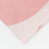 Schmelzende Erdbeereiscreme-Flanelldecke Fleecedecke (Ecke)