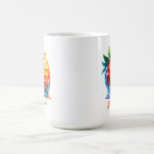 Schmelzende Erdbeertropfen-Kunst Kaffeetasse (Mittel)