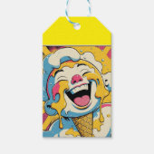 Schmelzende Freude – Eis-Pop-Art-Explosion Geschenkanhänger (Vorderseite)