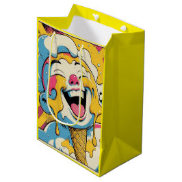 Schmelzende Freude – Eis-Pop-Art-Explosion Mittlere Geschenktüte