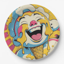 Schmelzende Freude – Eiscreme Pop Art Explosion