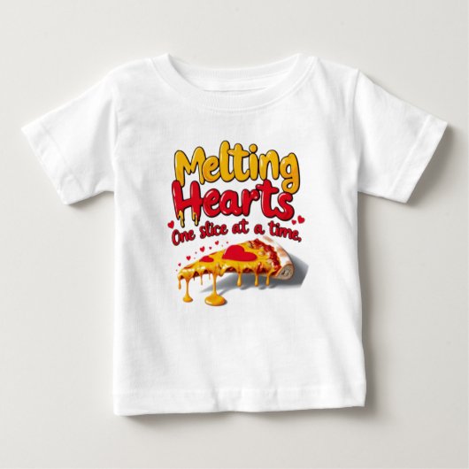 Schmelzende Herzen, eine Scheibe für einen T - Shi Baby T-shirt (Vorderseite)