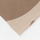 Schmelzende Kaffee-Eiscreme-Flanelldecke Fleecedecke (Ecke)