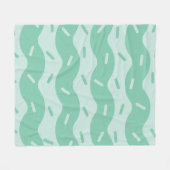 Schmelzende Minz-Eiscreme-Flanelldecke Fleecedecke (Vorderseite (Horizontal))